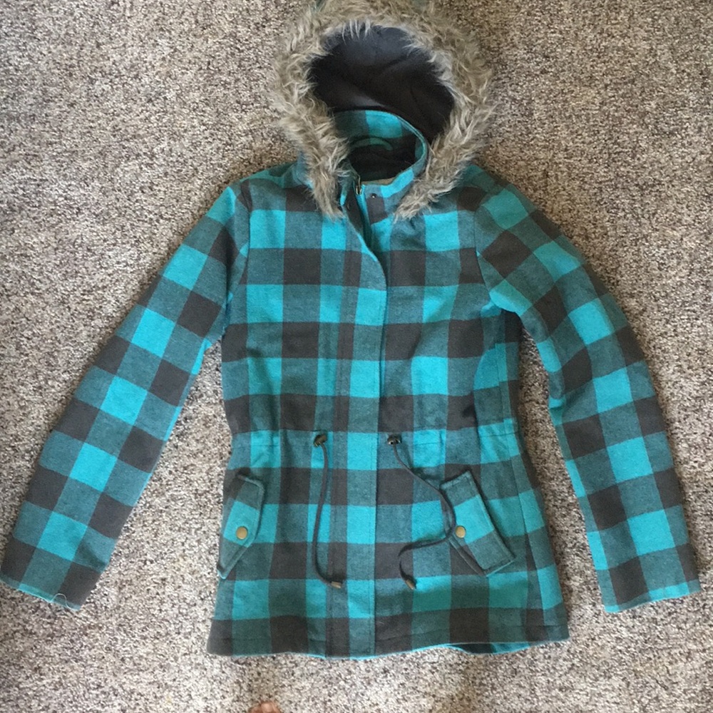 Patterned winter coat